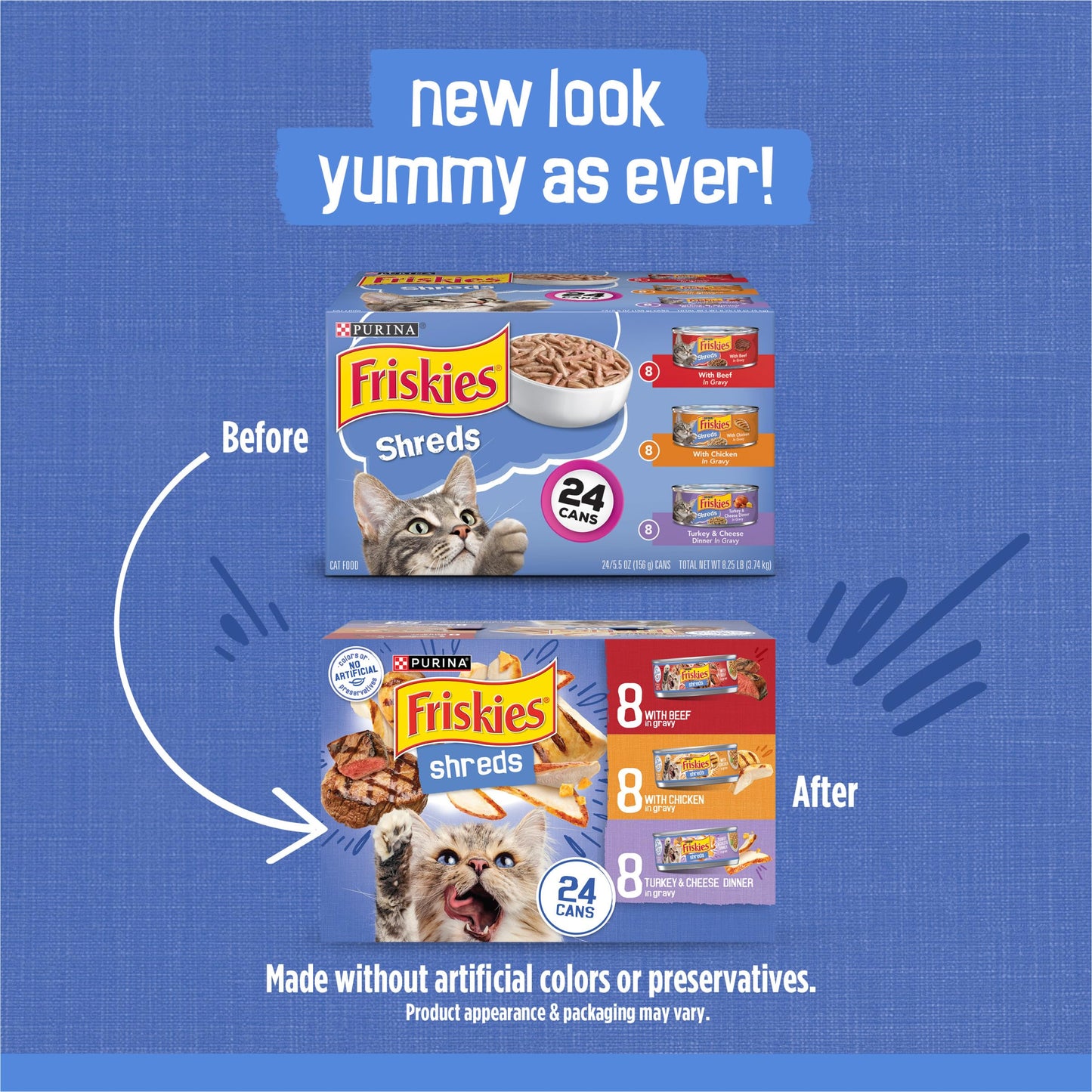 Gravy Wet Cat Food Shreds Variety Pack