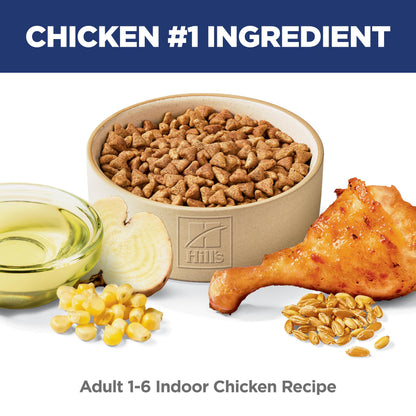 Indoor Adult Dry Cat Food for Healthy Digestion