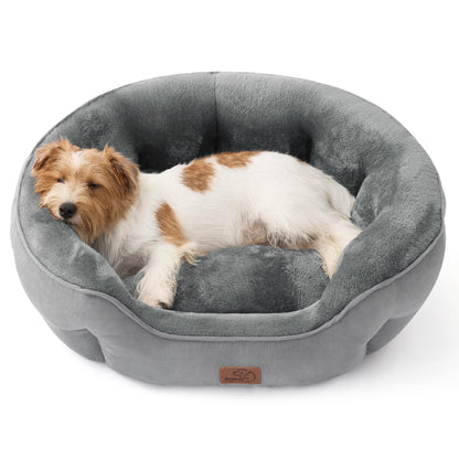 Washable Round Pet Bed for Small Dogs & Cats